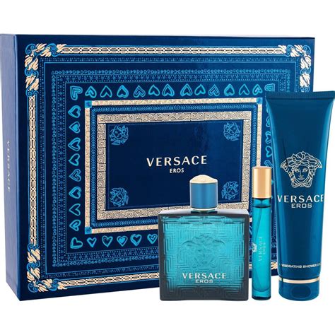 eros versace gift set men|Versace Eros 100ml gift set.